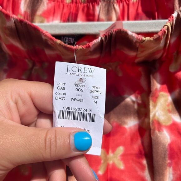 J Crew Poppi Abstract Print Skirt with Pockets NWT - Picture 3 of 8